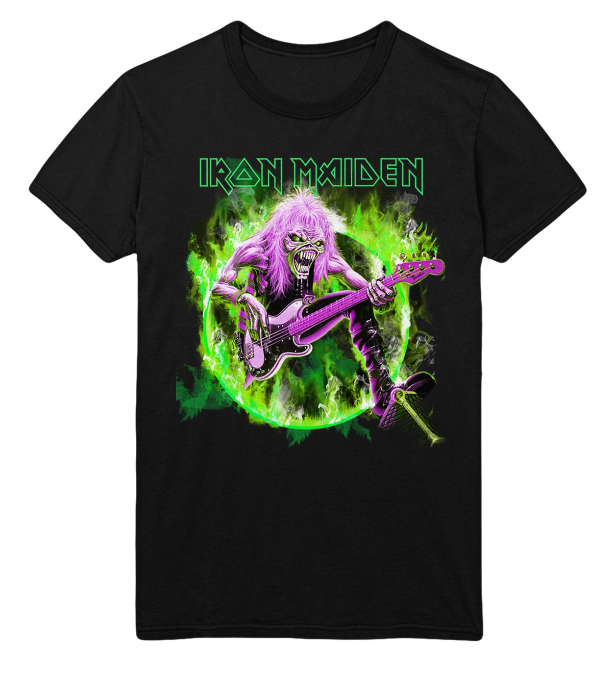 Iron Maiden Green Guitar T-Shirt Hoodie, Sweatshirt | CiraTrend.com (Image 1)