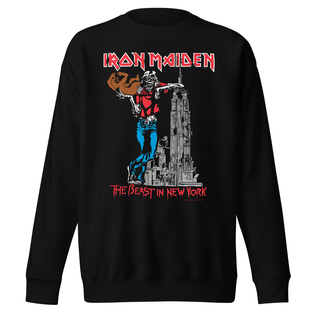 Iron Maiden NYC 1982 Vintage Tour Sweatshirt T-Shirts, Hoodie | CiraTrend.com (Image 1)