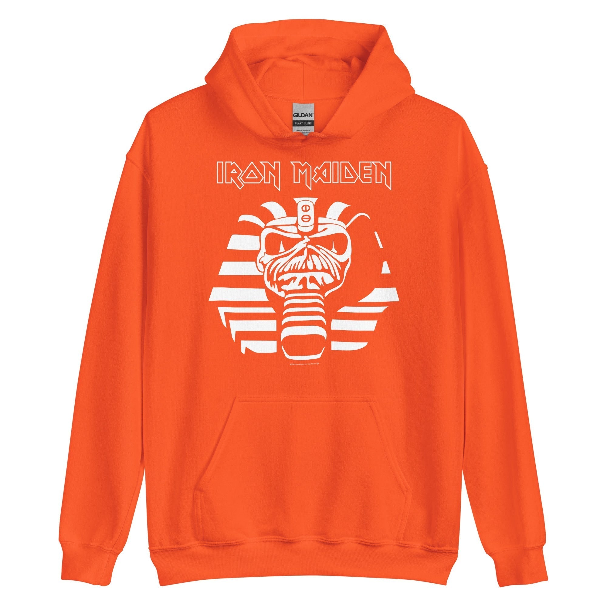 Iron Maiden Orange Powerslave Hoodie T-Shirts, Sweatshirt | CiraTrend.com (Image 3)