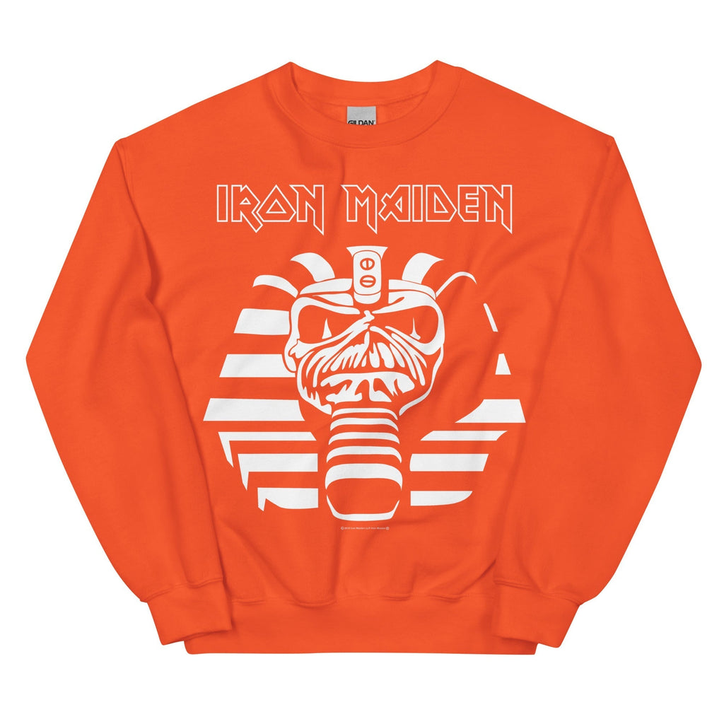 Iron Maiden Orange Powerslave Sweatshirt T-Shirts, Hoodie | CiraTrend.com (Image 1)