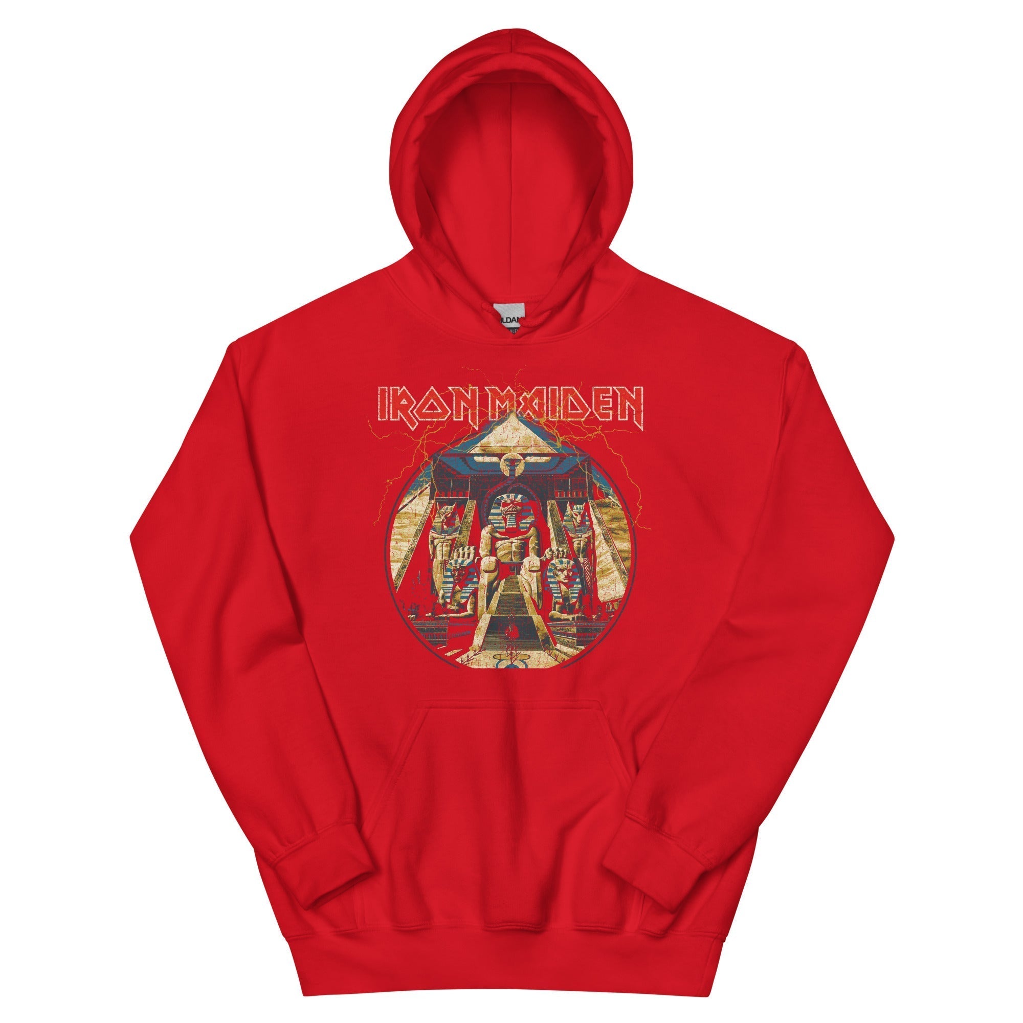 Iron Maiden Powerslave Lightning Hoodie T-Shirts, Sweatshirt | CiraTrend.com (Image 1)