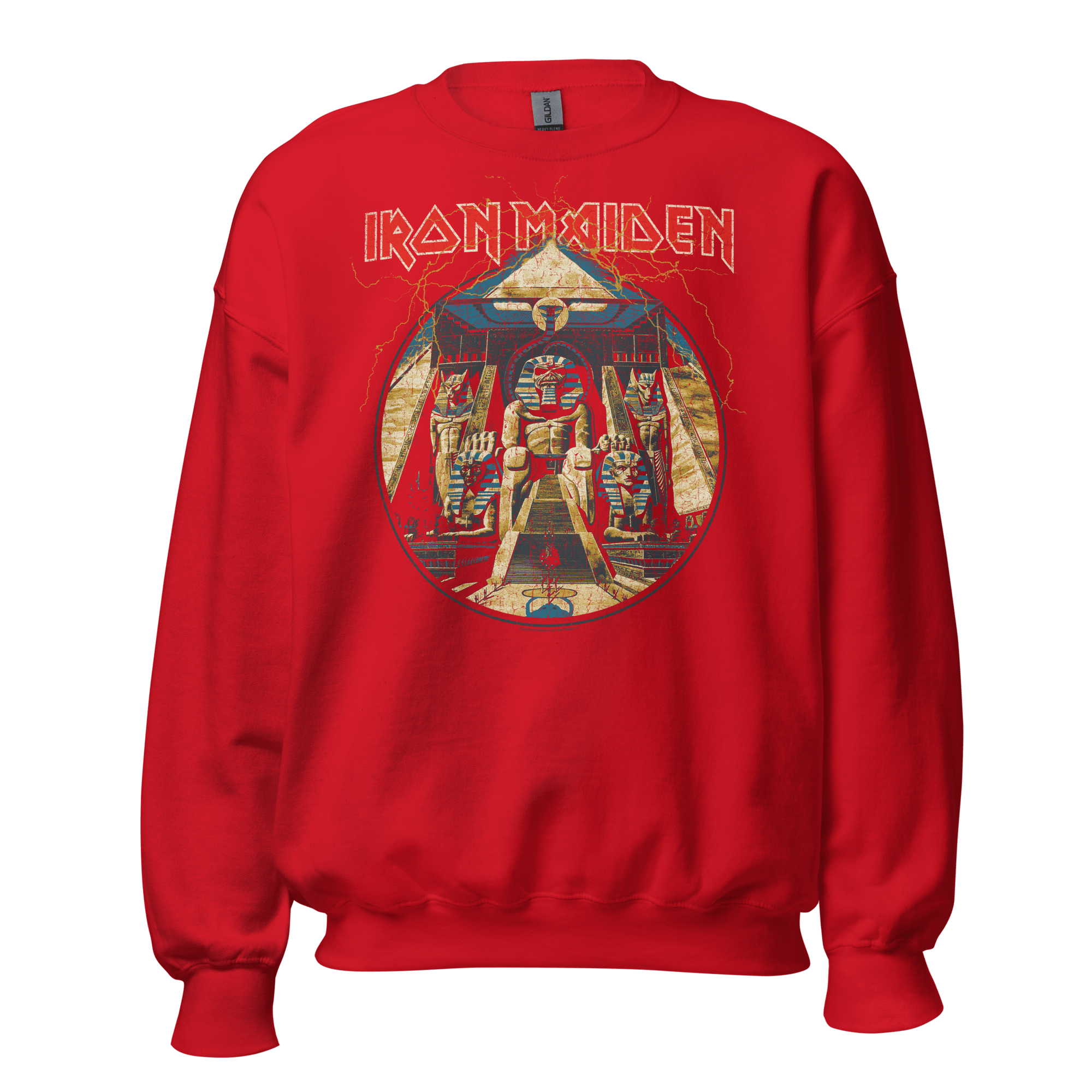 Iron Maiden Powerslave Lightning Sweatshirt T-Shirts, Hoodie | CiraTrend.com (Image 4)