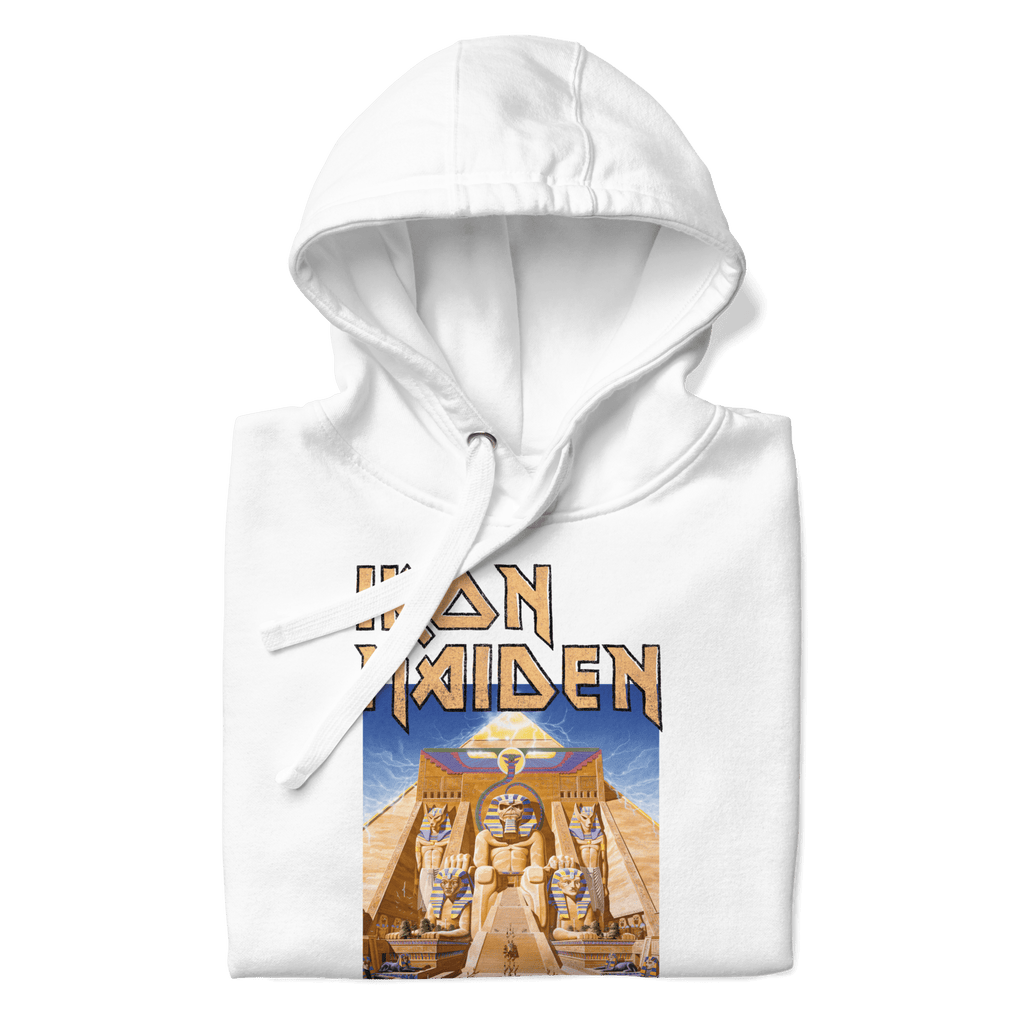 Iron Maiden Powerslave White Pharoh Hoodie T-Shirts, Sweatshirt | CiraTrend.com (Image 1)
