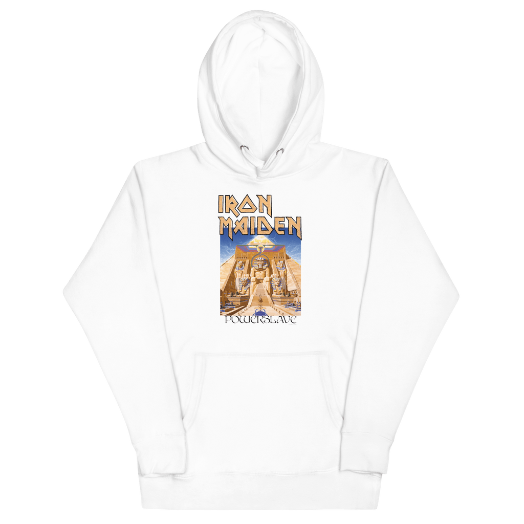 Iron Maiden Powerslave White Pharoh Hoodie T-Shirts, Sweatshirt | CiraTrend.com (Image 2)