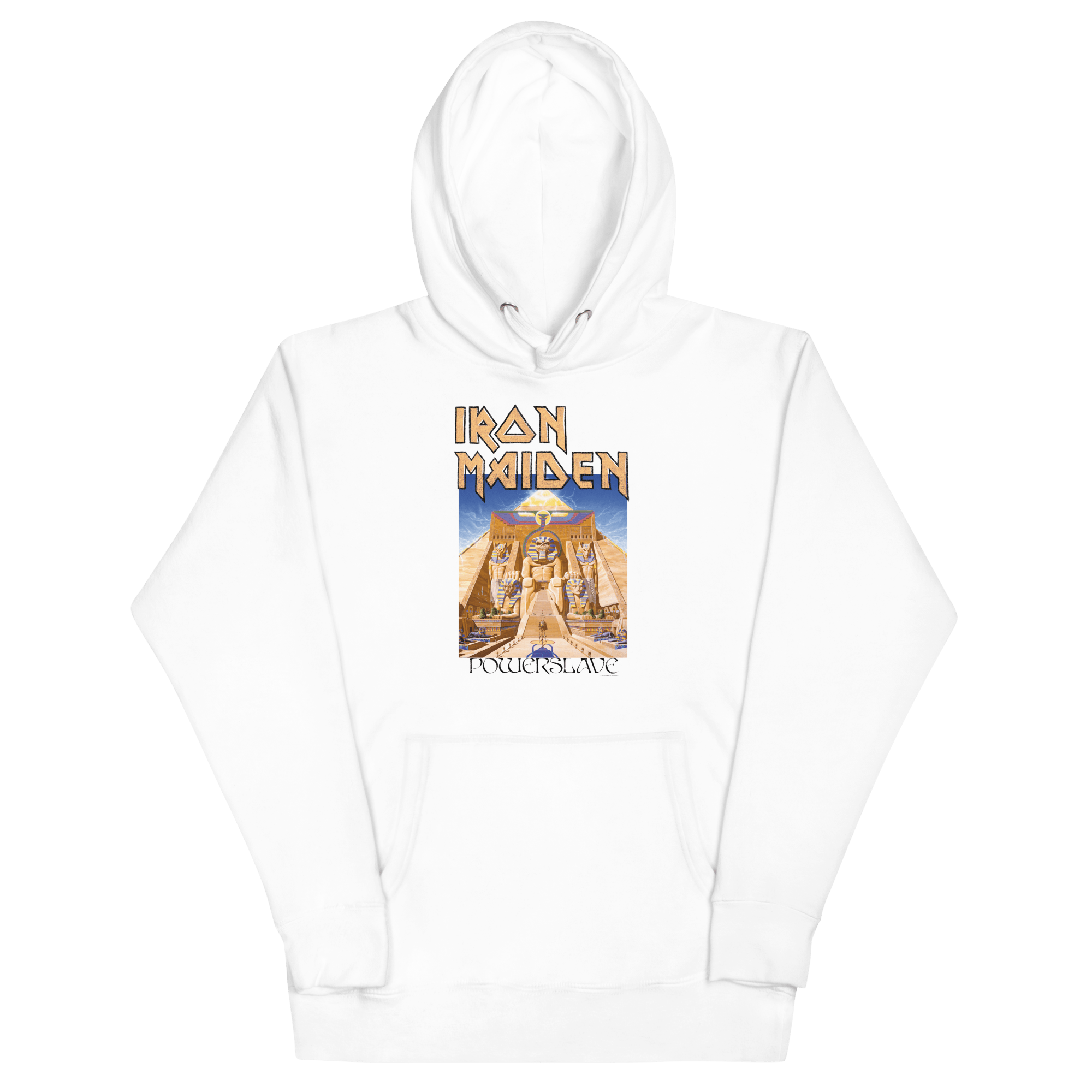 Iron Maiden Powerslave White Pharoh Hoodie T-Shirts, Sweatshirt | CiraTrend.com (Image 2)