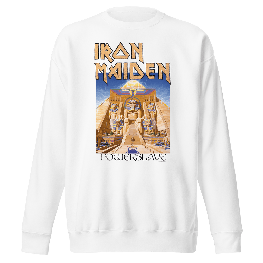 Iron Maiden Powerslave White Pharoh Sweatshirt T-Shirts, Hoodie | CiraTrend.com (Image 2)