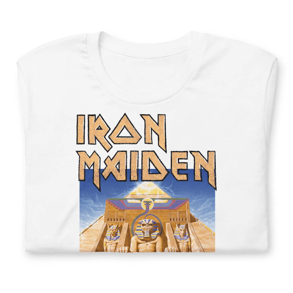 Iron Maiden Powerslave White Pharoh T-Shirt Hoodie, Sweatshirt | CiraTrend.com (Image 2)