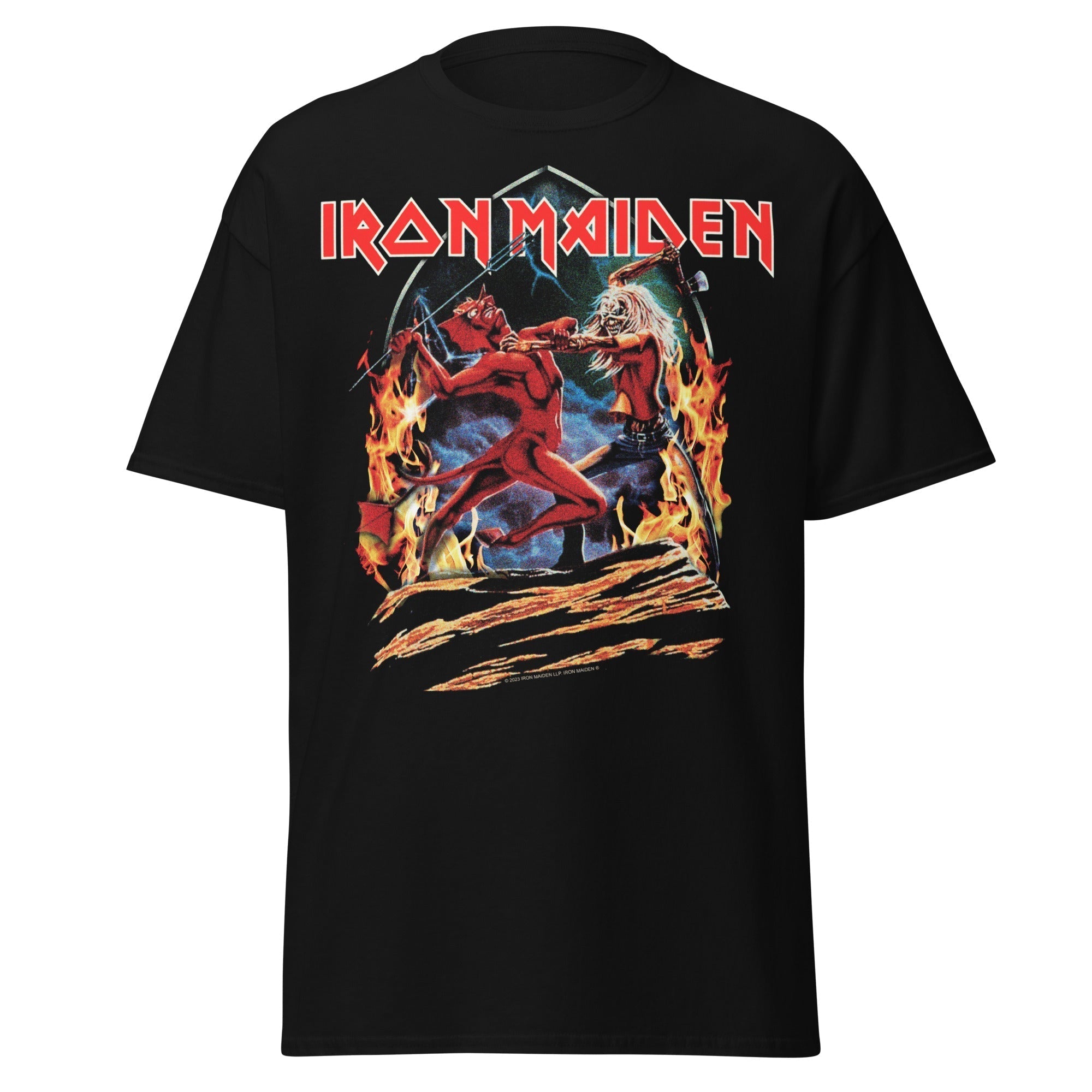 Iron Maiden - Run To The Hills Jumbo Print T-Shirt Hoodie, Sweatshirt | CiraTrend.com