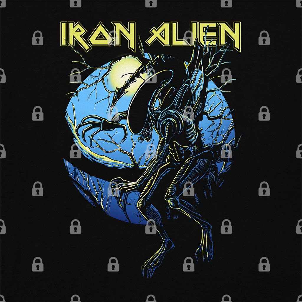 Iron Alien T-Shirt Hoodie, Sweatshirt | CiraTrend.com (Image 1)