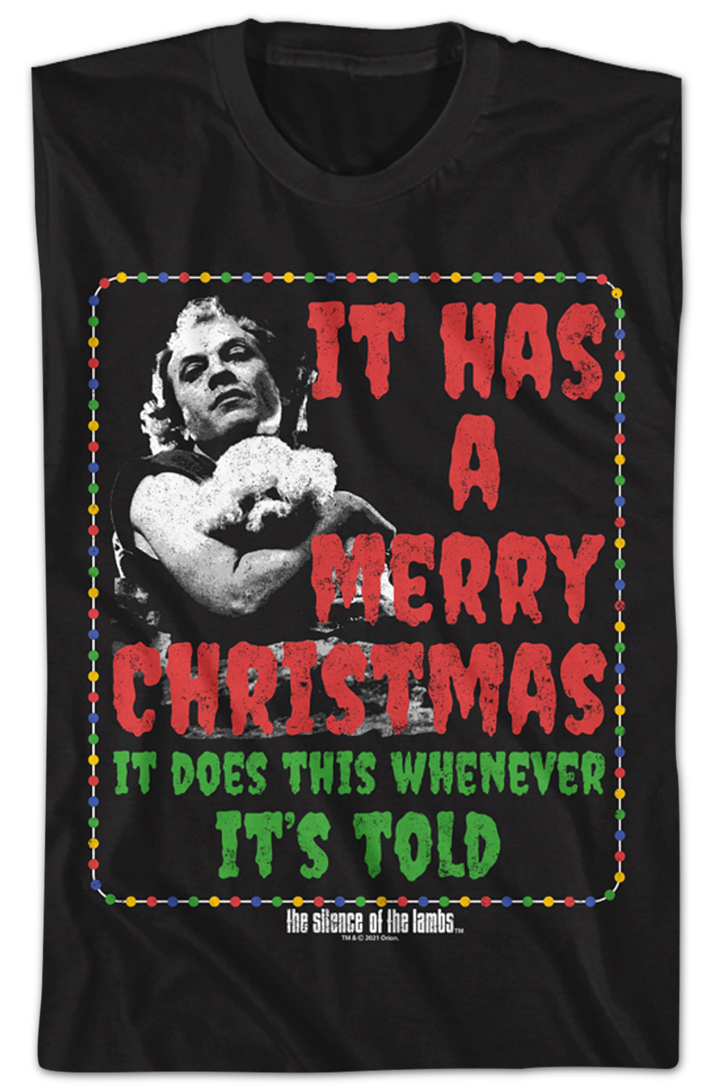 It Has A Merry Christmas Silence Of The Lambs T-Shirt Hoodie, Sweatshirt | CiraTrend.com (Image 2)