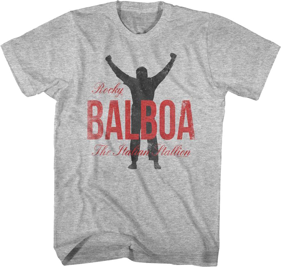 Italian Stallion Silhouette Rocky T-Shirts, Hoodie, Sweatshirt