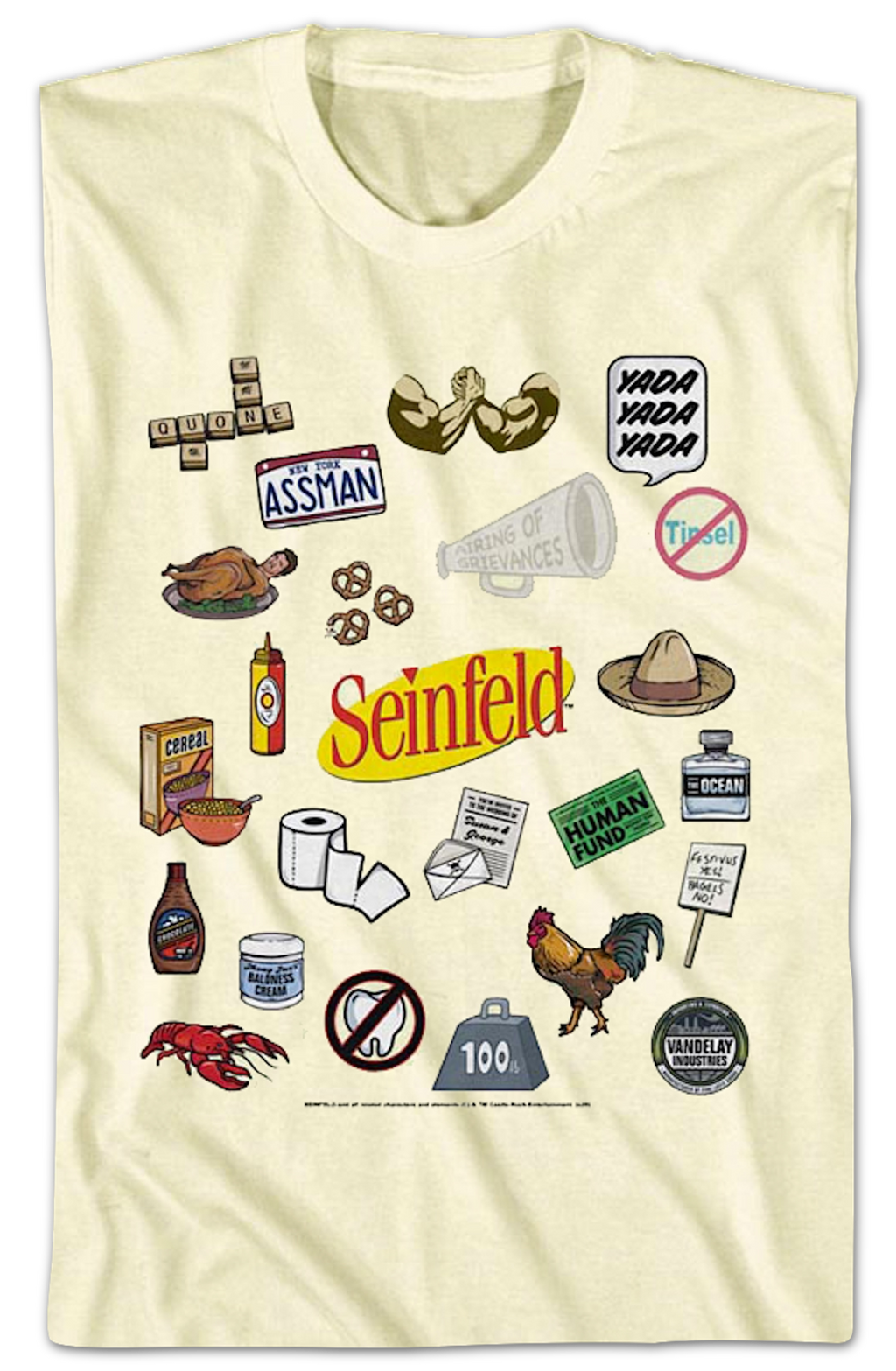 Item Collage Seinfeld T-Shirts, Hoodie, Sweatshirt