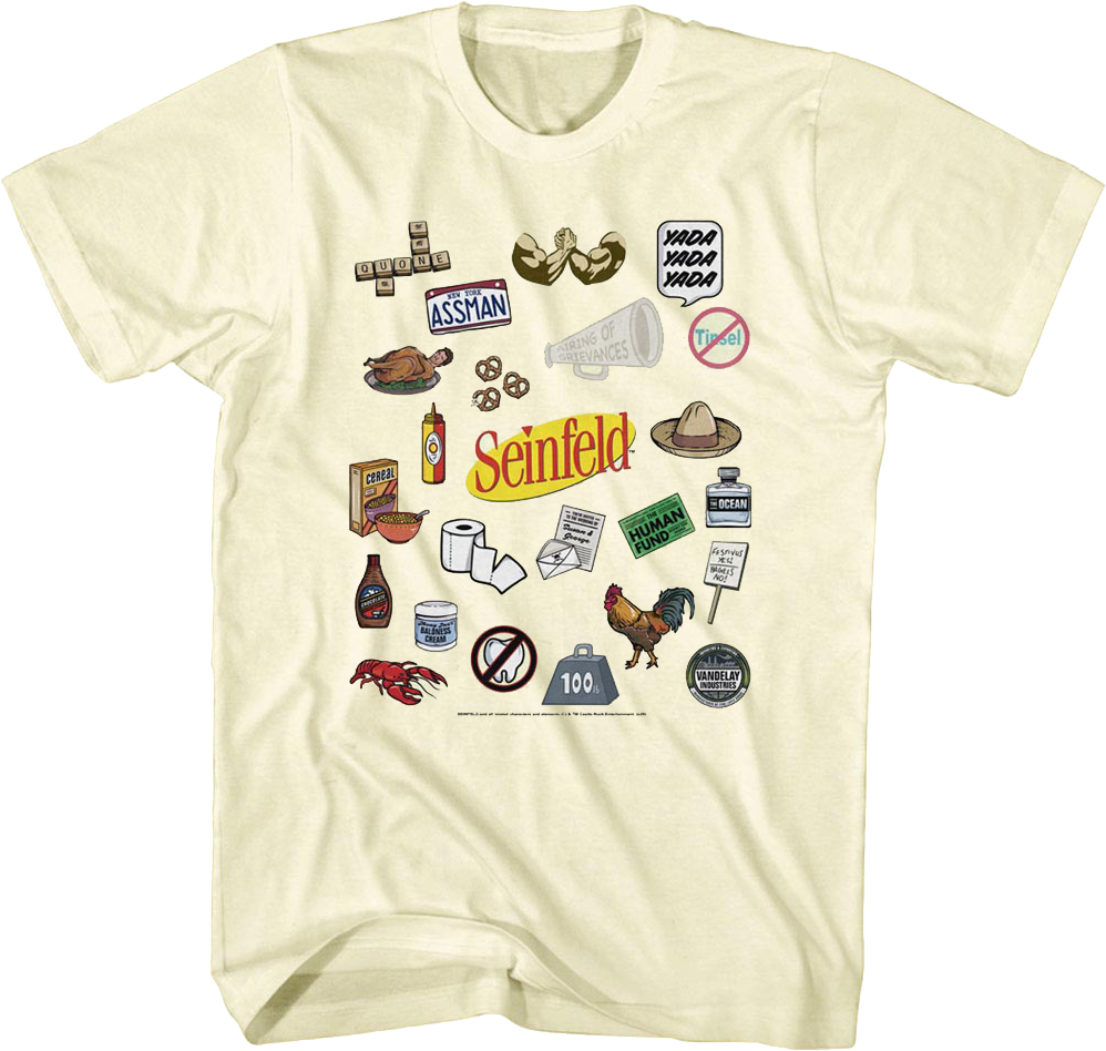 Item Collage Seinfeld T-Shirts, Hoodie, Sweatshirt
