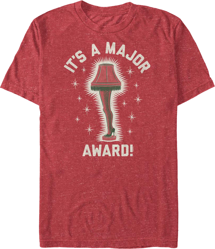 It's A Major Award Christmas Story T-Shirt Hoodie, Sweatshirt | CiraTrend.com (Image 1)