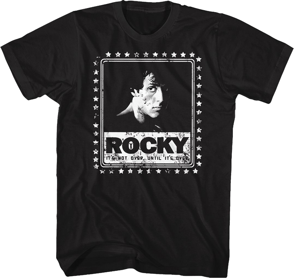 It's Not Over Until It's Over Rocky T-Shirt Hoodie, Sweatshirt | CiraTrend.com (Image 1)