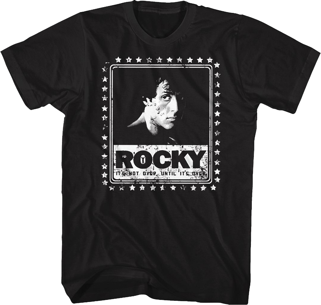 It's Not Over Until It's Over Rocky T-Shirt Hoodie, Sweatshirt | CiraTrend.com (Image 1)