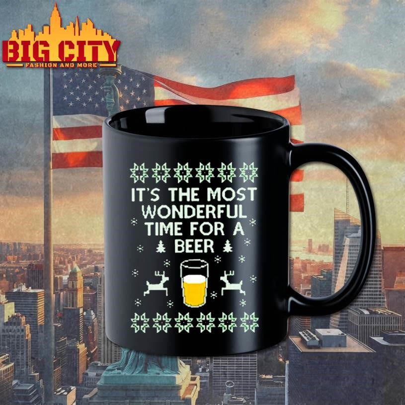 it’s the most wonderful time for a beer Ugly Christmas Shirt