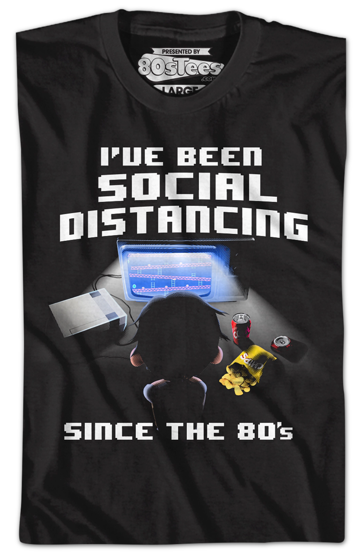 I've Been Social Distancing Since The 80's T-Shirt Hoodie, Sweatshirt | CiraTrend.com (Image 2)