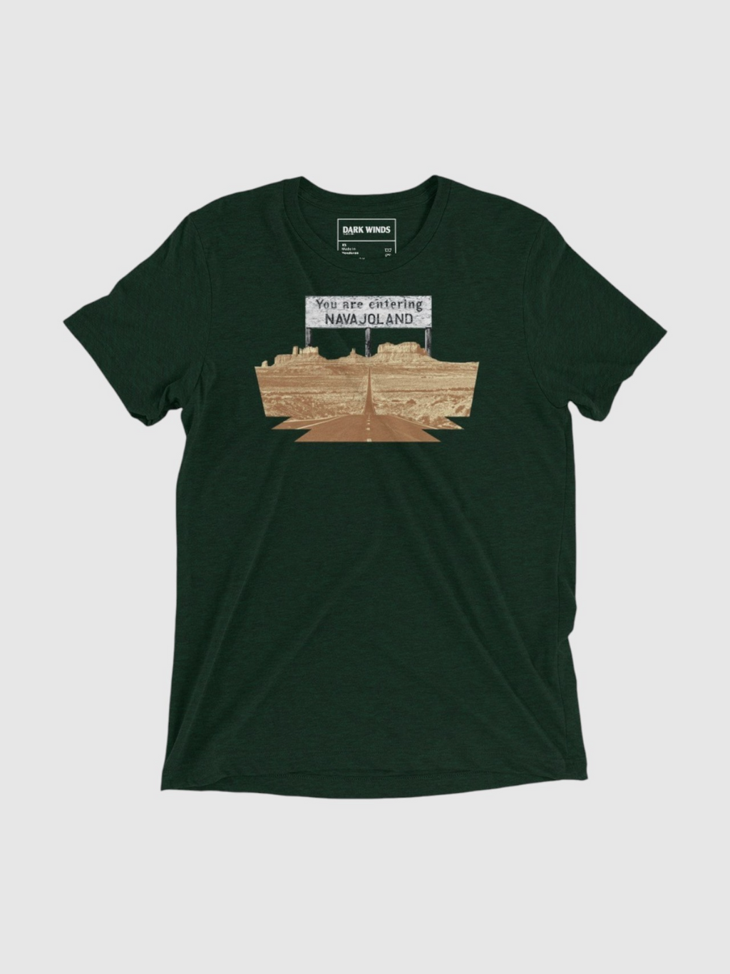 Dark Winds Navajo Land Tri Blend T-Shirt Hoodie, Sweatshirt | CiraTrend.com (Image 1)