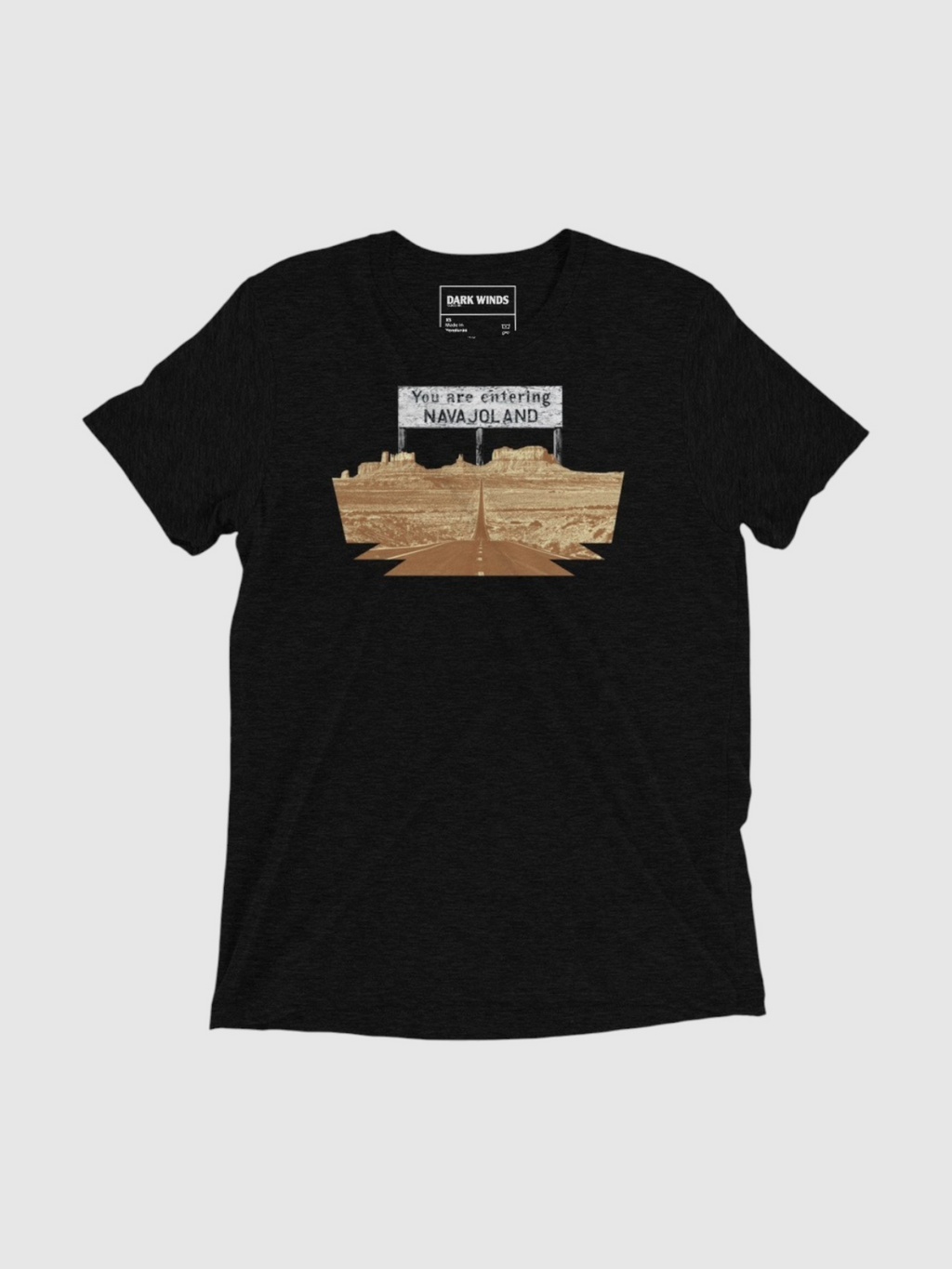 Dark Winds Navajo Land Tri Blend T-Shirt Hoodie, Sweatshirt | CiraTrend.com (Image 2)