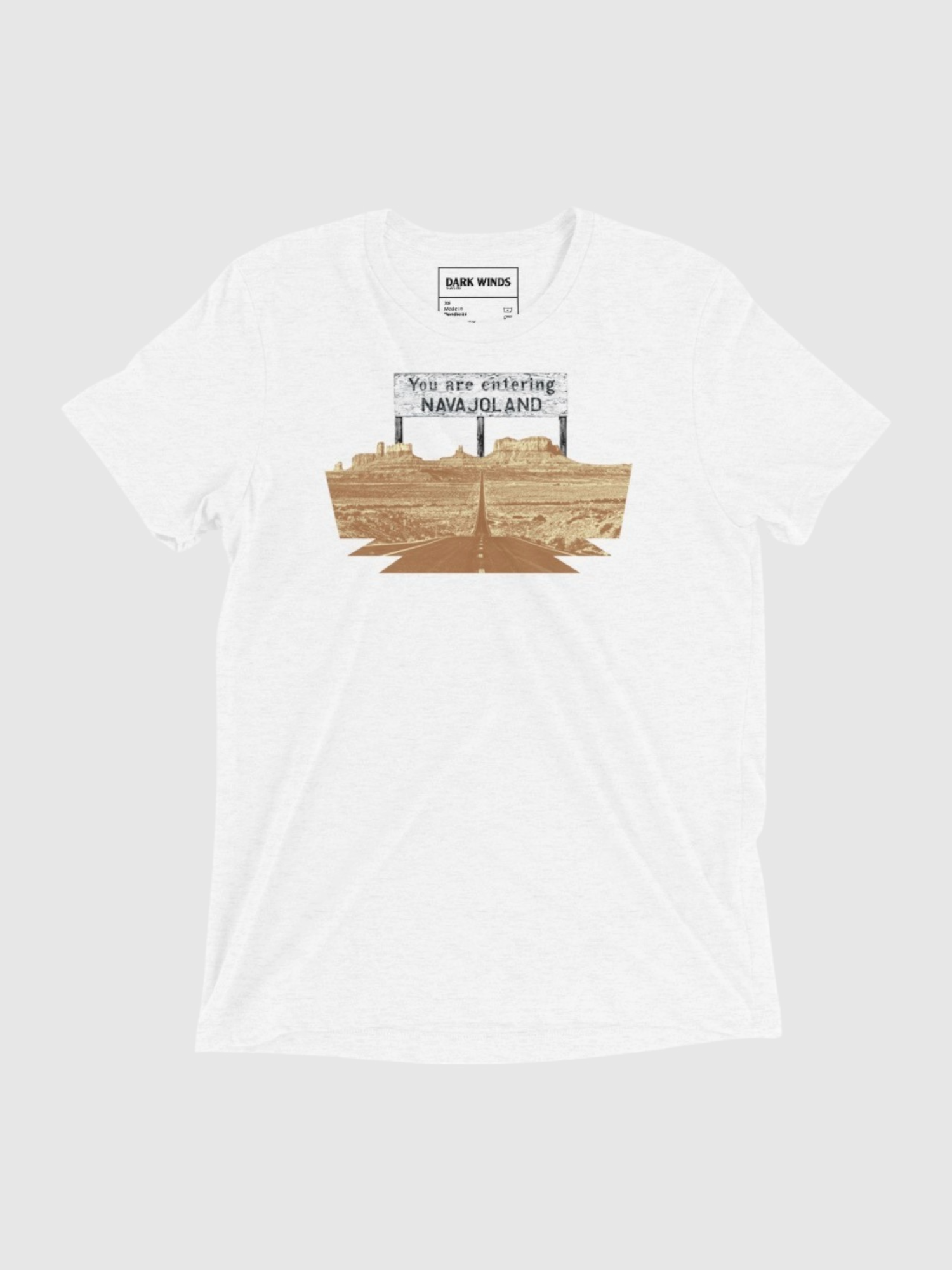 Dark Winds Navajo Land Tri Blend T-Shirt Hoodie, Sweatshirt | CiraTrend.com (Image 3)