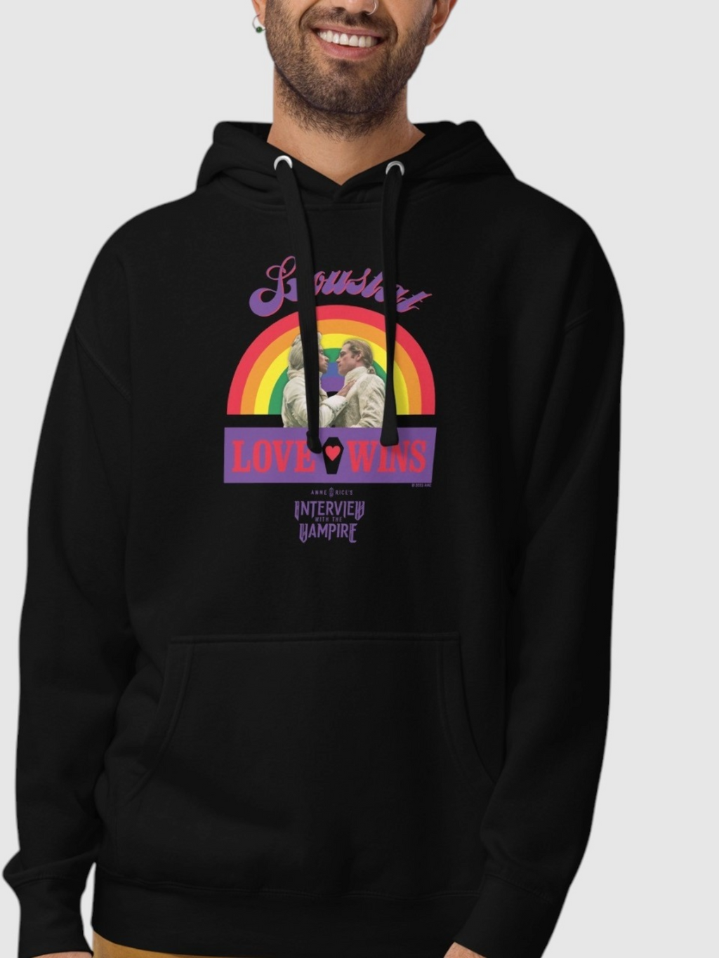 Interview With The Vampire Love Wins Adult Hoodie T-Shirts, Sweatshirt | CiraTrend.com (Image 2)