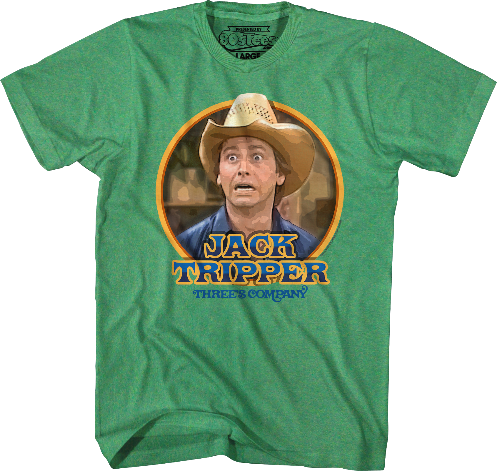 Jack Tripper Circle Three's Company T-Shirt Hoodie, Sweatshirt | CiraTrend.com (Image 4)