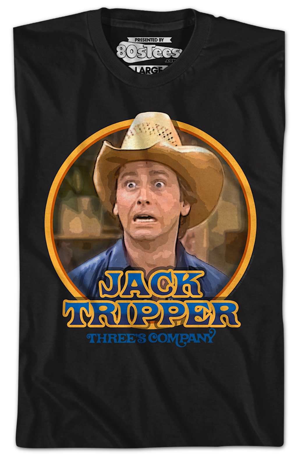 Jack Tripper Circle Three's Company T-Shirt Hoodie, Sweatshirt | CiraTrend.com (Image 2)