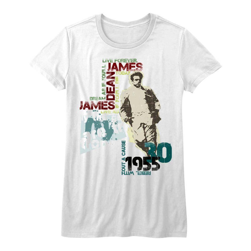 James Dean Dean Typography Womens T-Shirt Hoodie, Sweatshirt | CiraTrend.com
