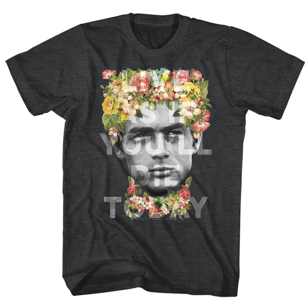 James Dean Flower Crown T-Shirt Hoodie, Sweatshirt | CiraTrend.com