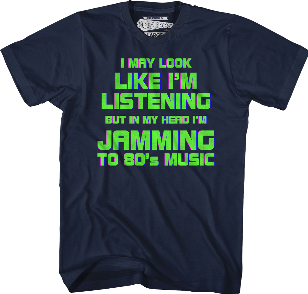 Jamming To 80's Music T-Shirt Hoodie, Sweatshirt | CiraTrend.com (Image 3)