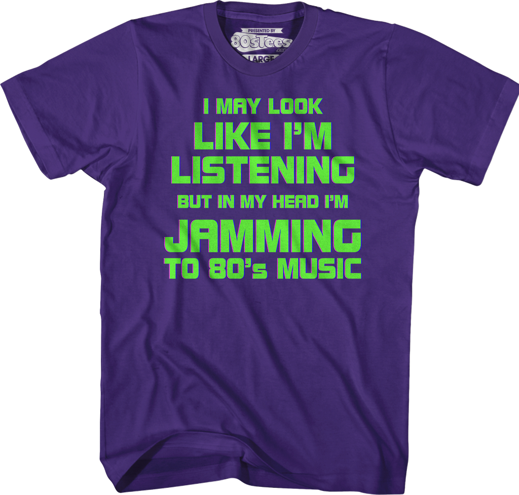 Jamming To 80's Music T-Shirt Hoodie, Sweatshirt | CiraTrend.com (Image 4)