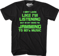 Jamming To 80's Music T-Shirt Hoodie, Sweatshirt | CiraTrend.com (Image 1)