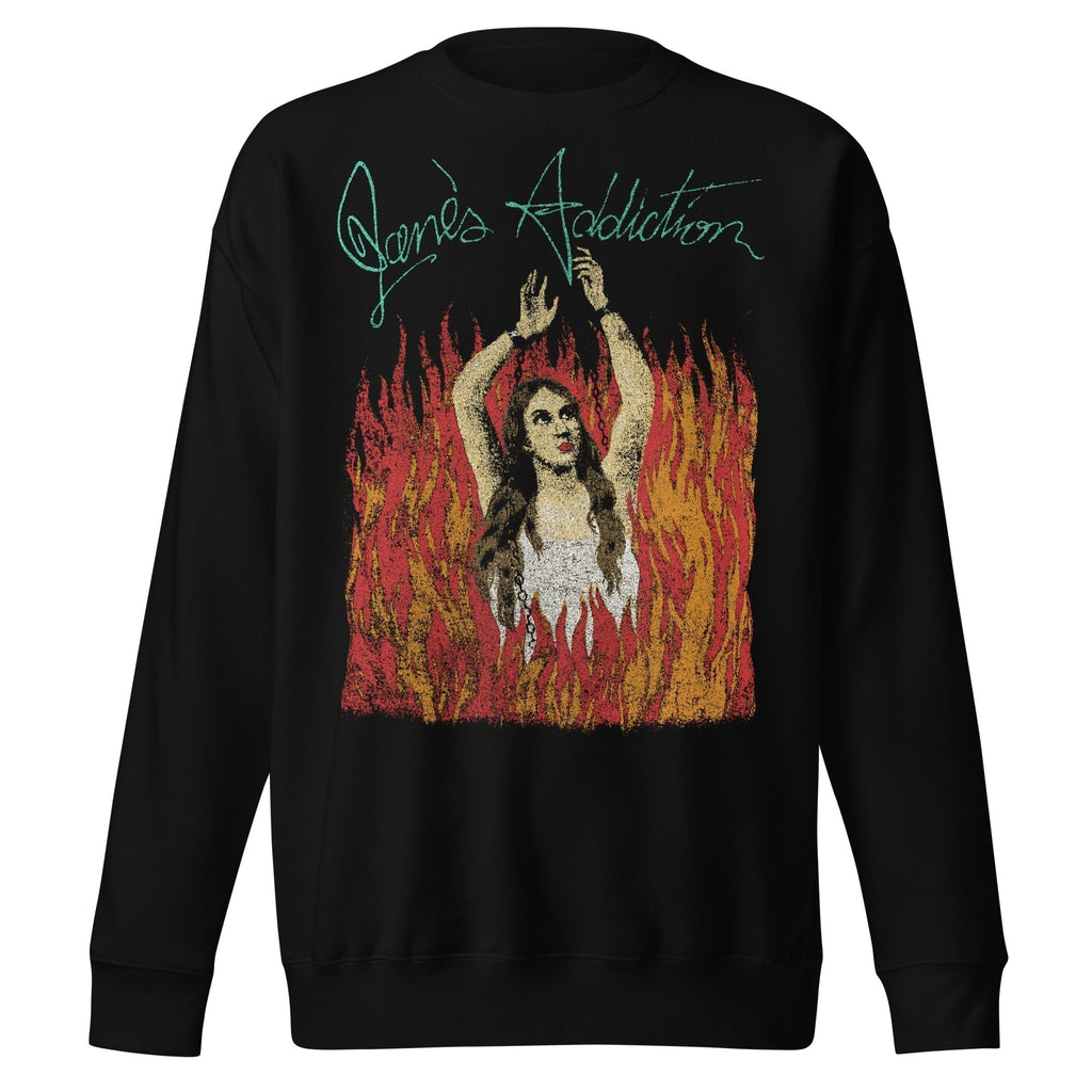 Jane's Addiction Flames Jumbo Print Sweatshirt T-Shirts, Hoodie | CiraTrend.com (Image 1)