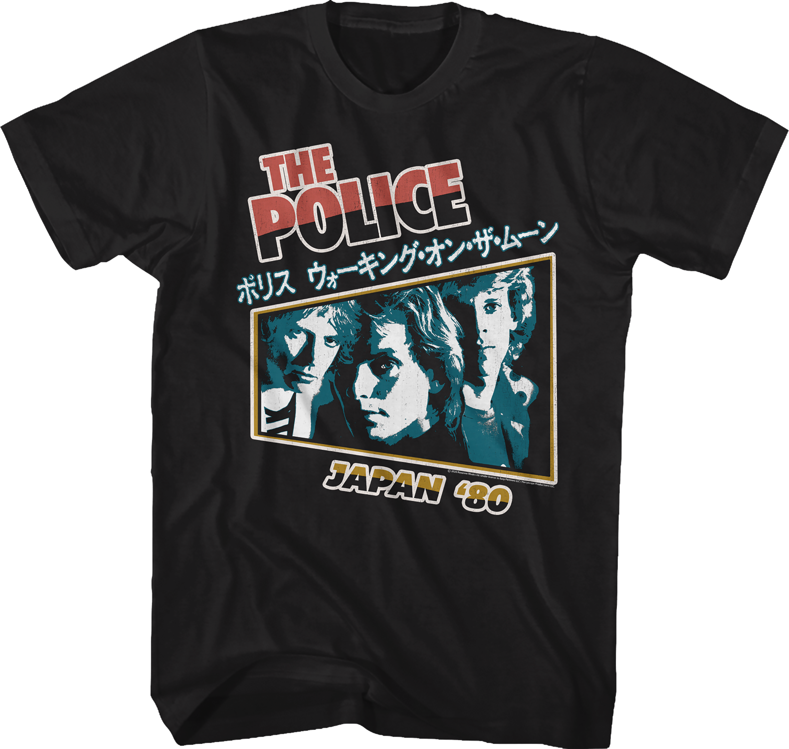 Japan '80 The Police T-Shirt Hoodie, Sweatshirt | CiraTrend.com (Image 1)