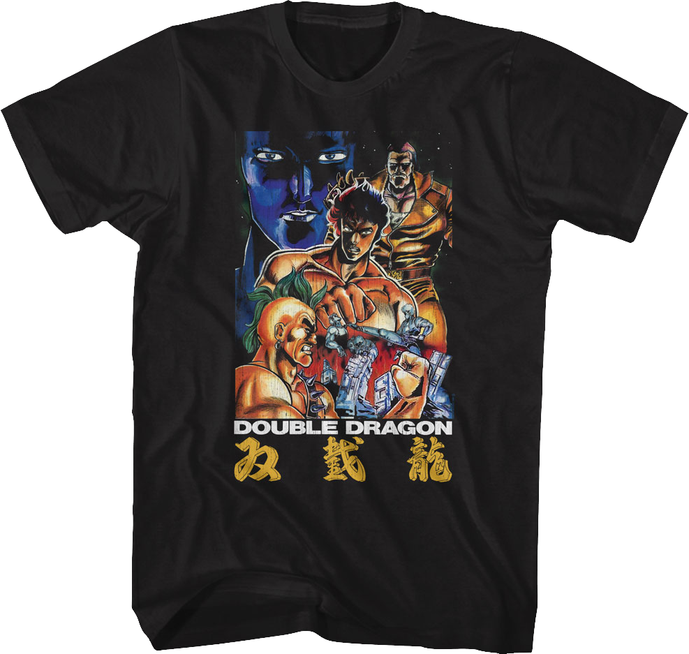 Japanese Box Art Double Dragon T-Shirt Hoodie, Sweatshirt | CiraTrend.com (Image 1)