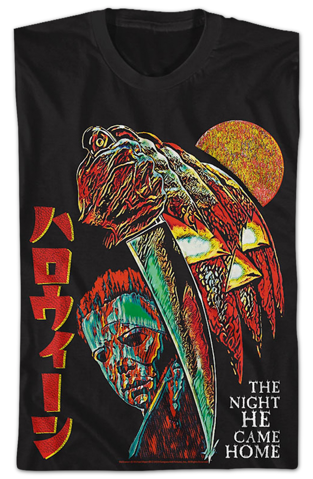 Japanese Collage Poster Halloween T-Shirt Hoodie, Sweatshirt | CiraTrend.com (Image 2)