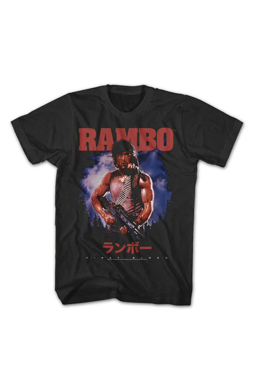 Japanese First Blood Poster Rambo T-Shirt Hoodie, Sweatshirt | CiraTrend.com (Image 2)