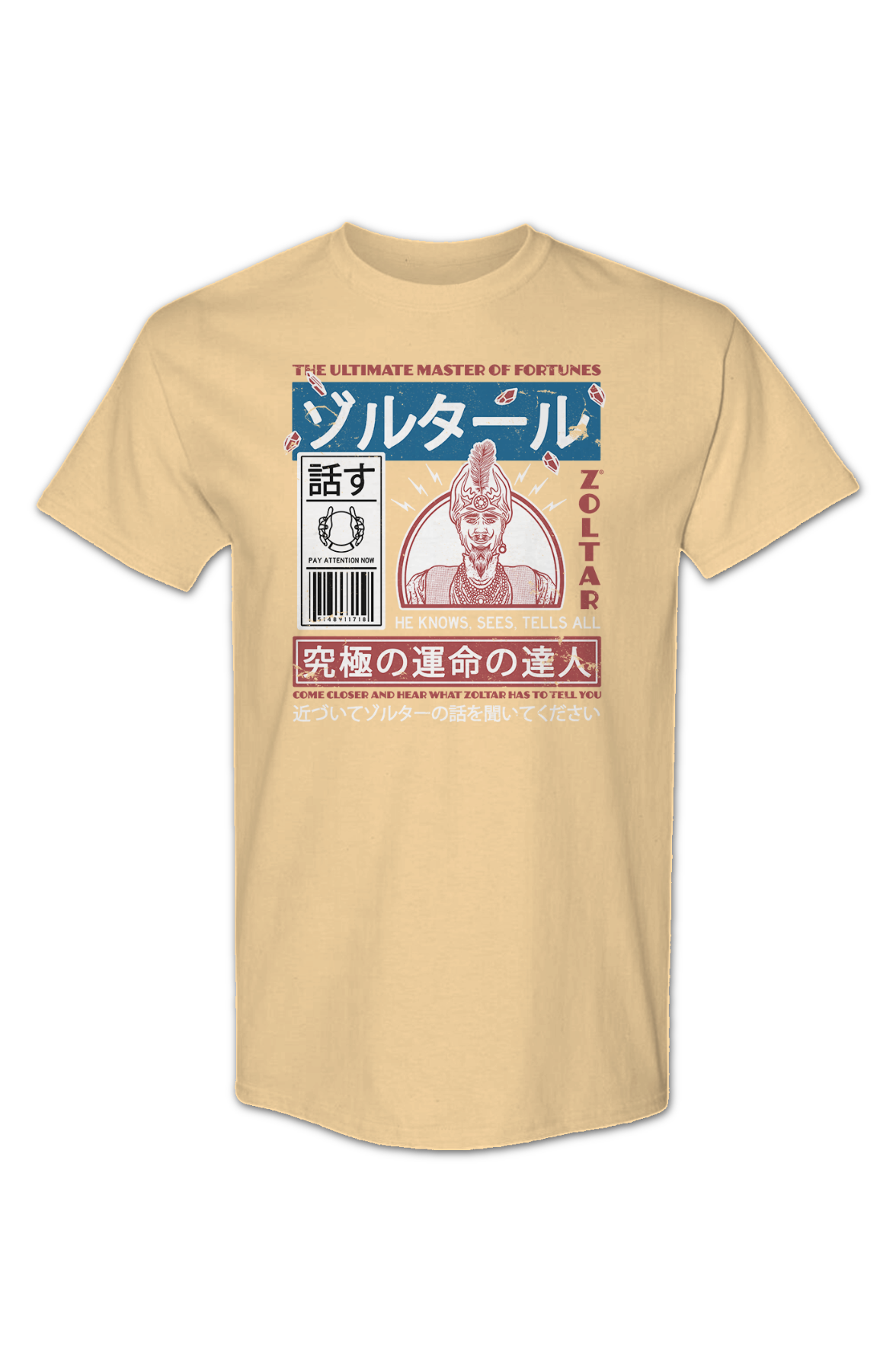 Japanese Fortune Teller Zoltar T-Shirt Hoodie, Sweatshirt | CiraTrend.com (Image 2)