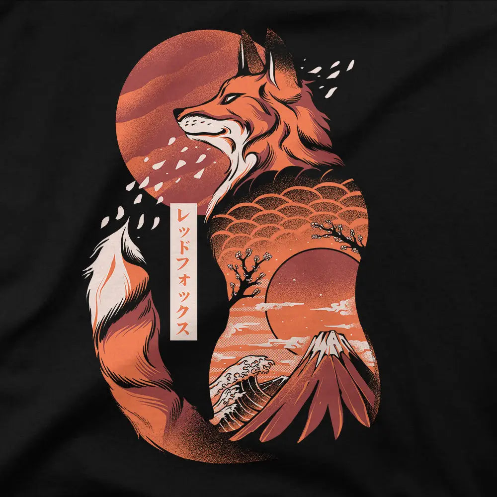 Japanese Fox T-Shirt Hoodie, Sweatshirt | CiraTrend.com (Image 4)