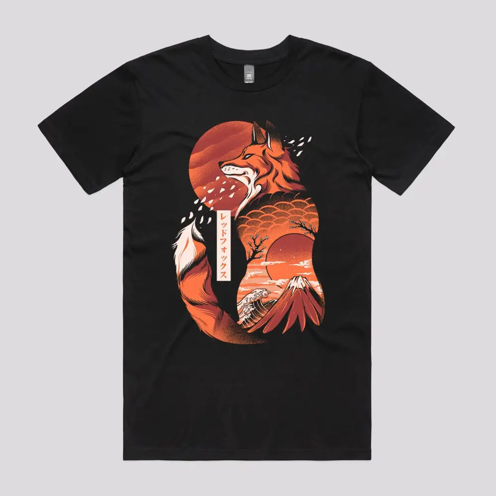 Japanese Fox T-Shirt Hoodie, Sweatshirt | CiraTrend.com (Image 5)