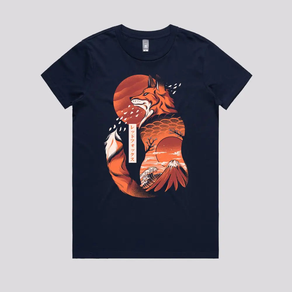 Japanese Fox T-Shirt Hoodie, Sweatshirt | CiraTrend.com (Image 3)