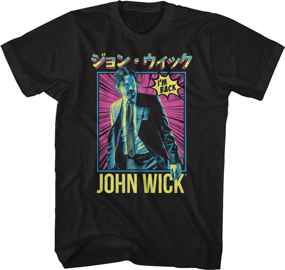 Japanese Poster John Wick T-Shirt Hoodie, Sweatshirt | CiraTrend.com (Image 1)