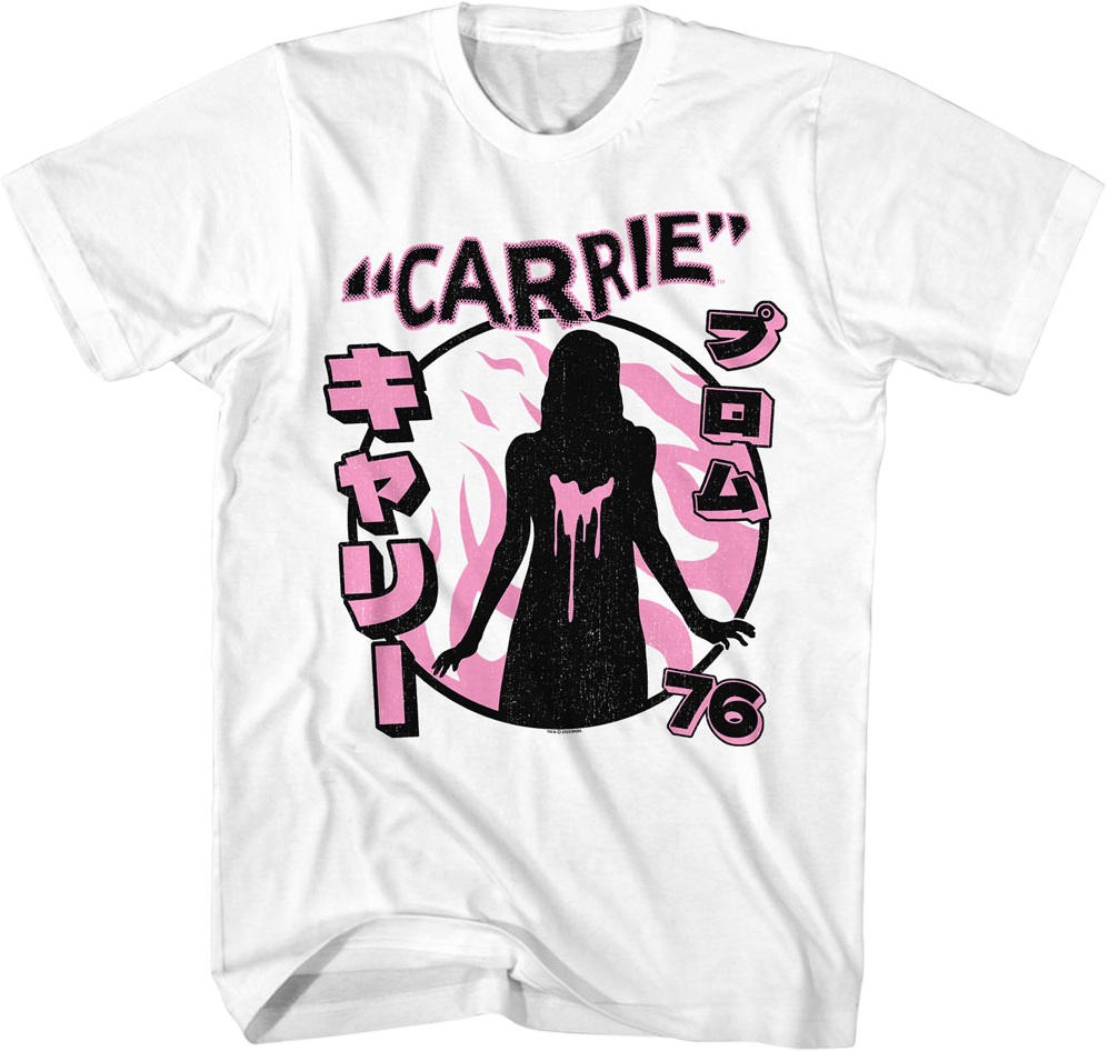 Japanese Silhouette Carrie T-Shirt Hoodie, Sweatshirt | CiraTrend.com (Image 1)
