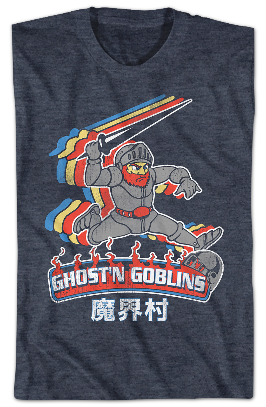 Japanese Text Ghosts 'N Goblins T-Shirt Hoodie, Sweatshirt | CiraTrend.com (Image 2)