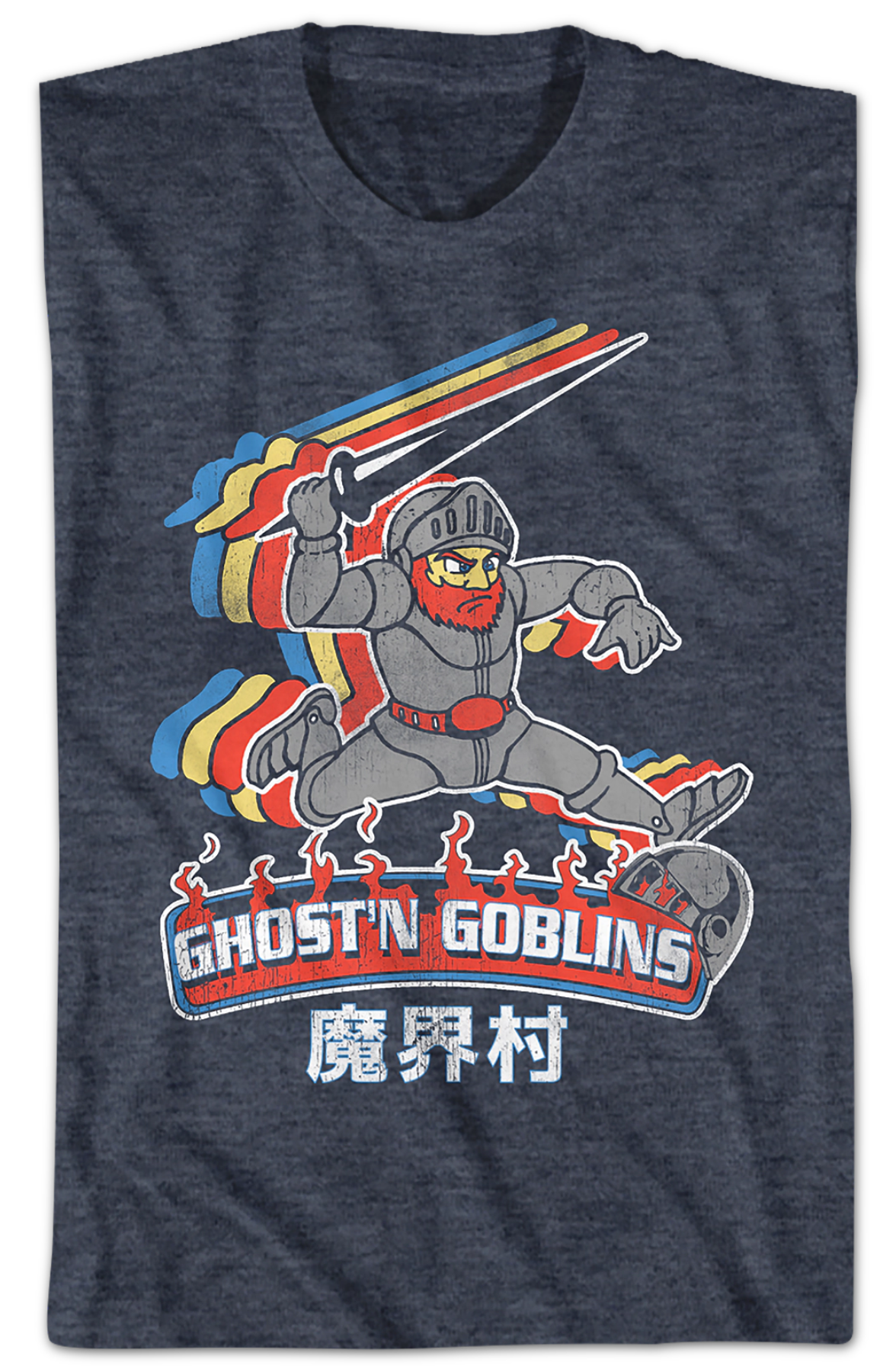 Japanese Text Ghosts 'N Goblins T-Shirt Hoodie, Sweatshirt | CiraTrend.com (Image 2)