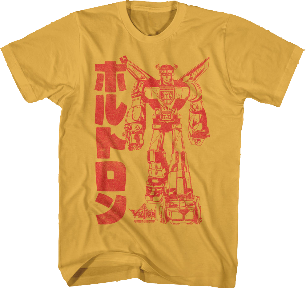 Japanese Text Voltron T-Shirt Hoodie, Sweatshirt | CiraTrend.com (Image 1)