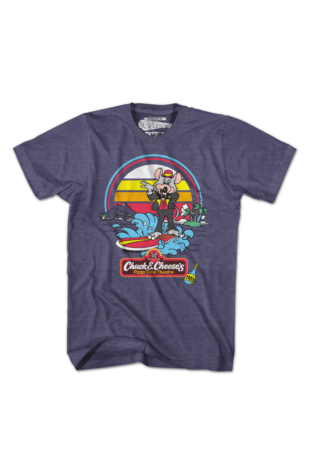 Surfing Chuck E. Cheese T-Shirt Hoodie, Sweatshirt | CiraTrend.com (Image 2)