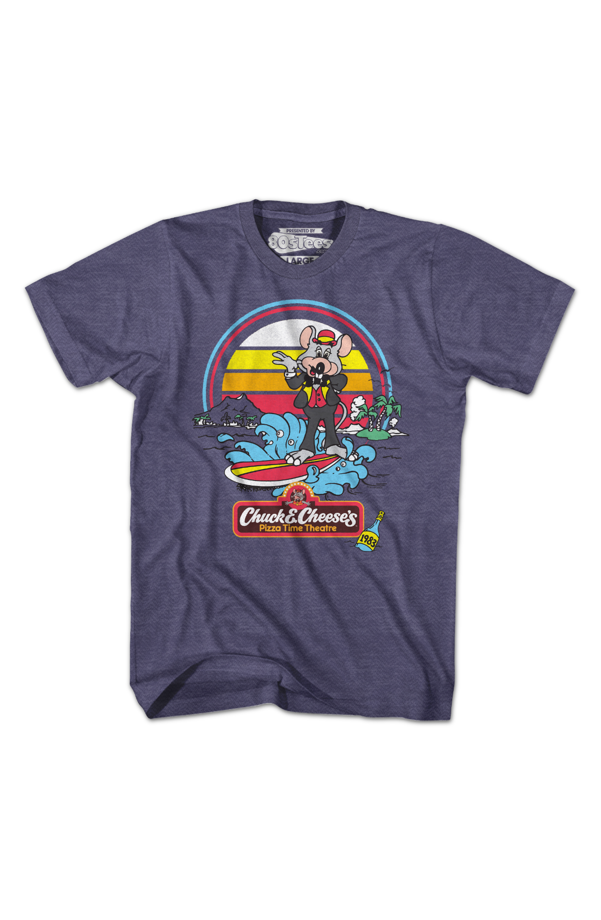Surfing Chuck E. Cheese T-Shirt Hoodie, Sweatshirt | CiraTrend.com (Image 2)