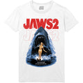 JAWS 2: RETRO HORROR - T-SHIRT (WHITE) Hoodie, Sweatshirt | CiraTrend.com (Image 1)